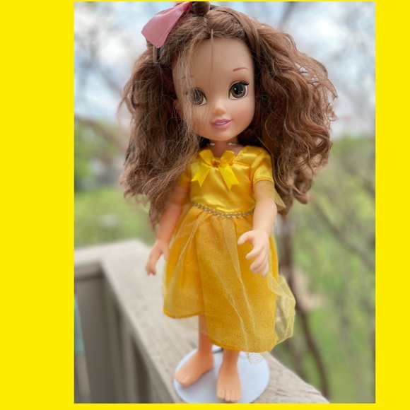 Disney Princess Belle Toddler Doll 16” Gold Dress Beauty and the Beast toy * - Picture 5 of 7